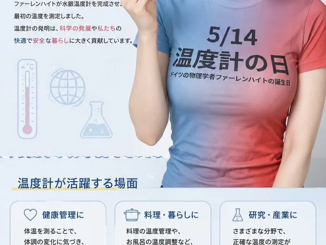 Japanese Thermometer Day Poster preview image 1