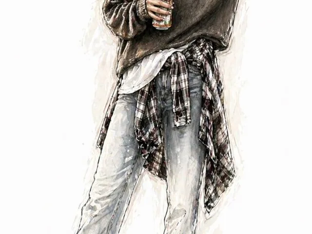 Watercolor Fashion Illustration Sketch preview image 1