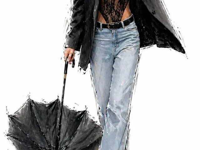 Minimalist Fashion Runway Illustration preview image 1