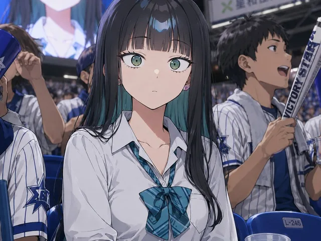 Character Caught on Stadium Screen preview image 1