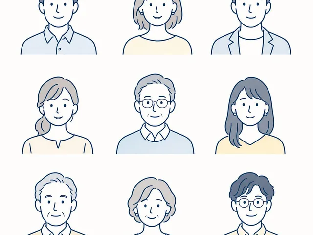 Minimalist Corporate Portrait Sprite Sheet preview image 1