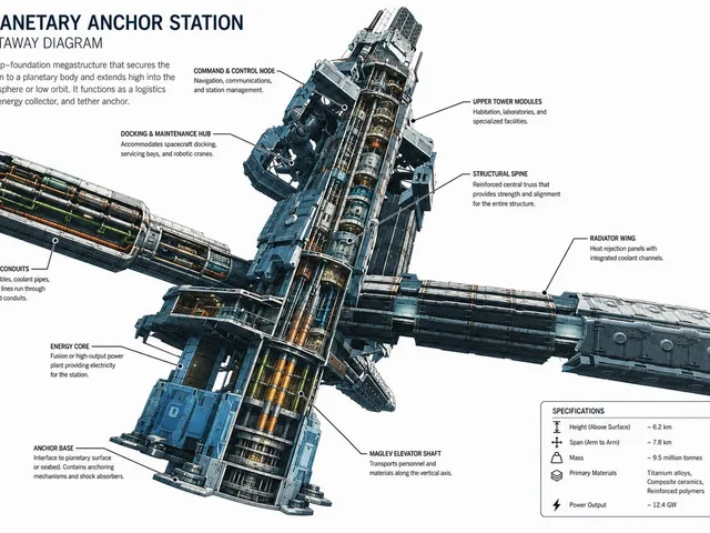 Planetary Anchor Station Cutaway preview image 1