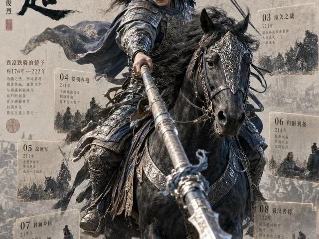 Ma Chao Historical Cavalry Timeline Poster preview image 1