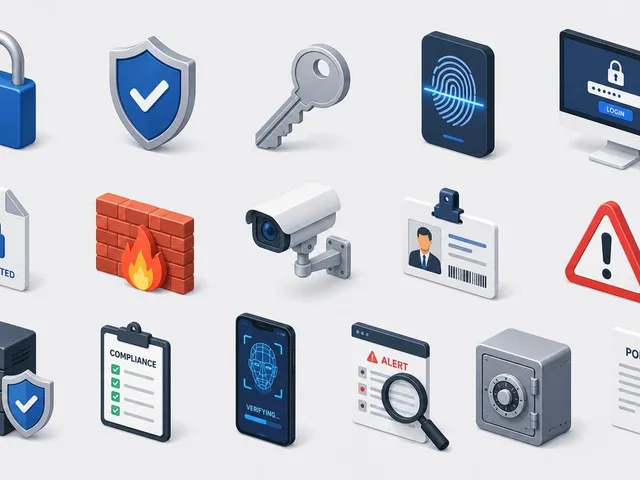 Isometric Security Icon Grid preview image 1