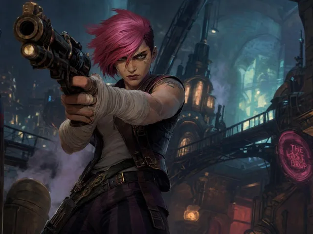 Punk Gunslinger in Steampunk Undercity preview image 1