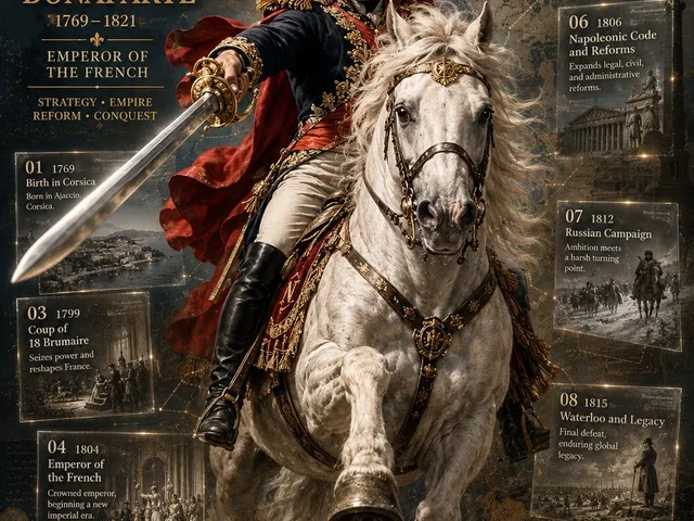 Napoleon Historical Timeline Poster preview image 1