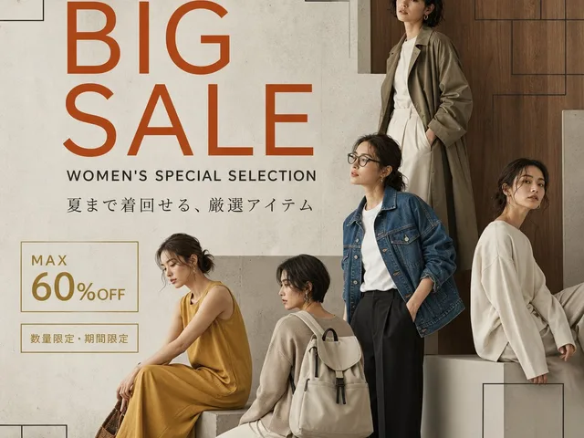 Women's Big Sale Fashion Poster preview image 1
