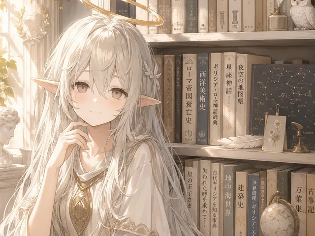 Faceless Elf Angel Library preview image 1