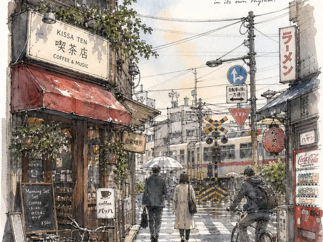 Tokyo Minimalist Urban Sketch Poster preview image 1