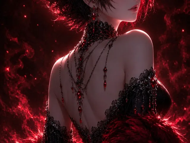 Dark Fantasy Anime Gothic Portrait preview image 1