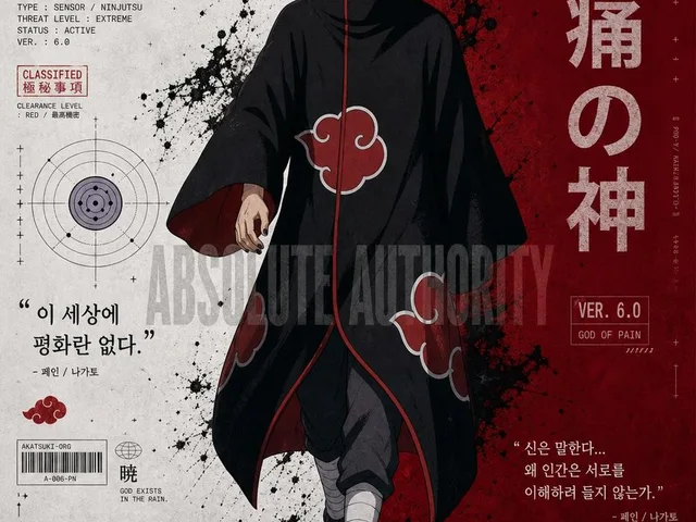 Anime Character Editorial Poster Prompt preview image 1