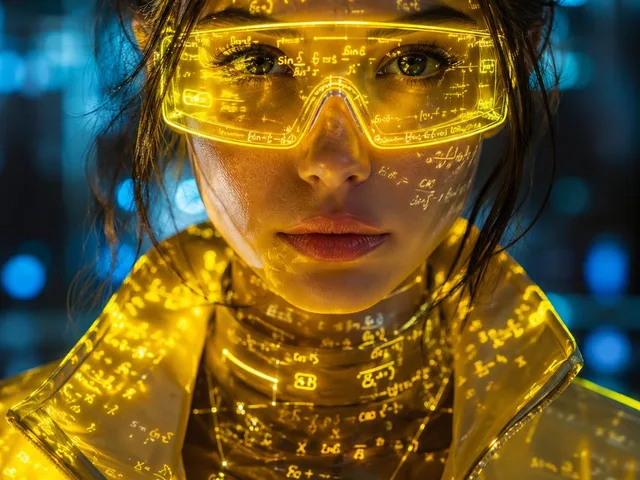 Cyber-Aesthetic Neon Portrait preview image 1