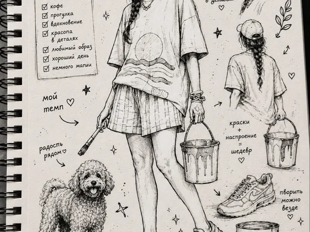 Ink Sketchbook Zine Illustration preview image 1