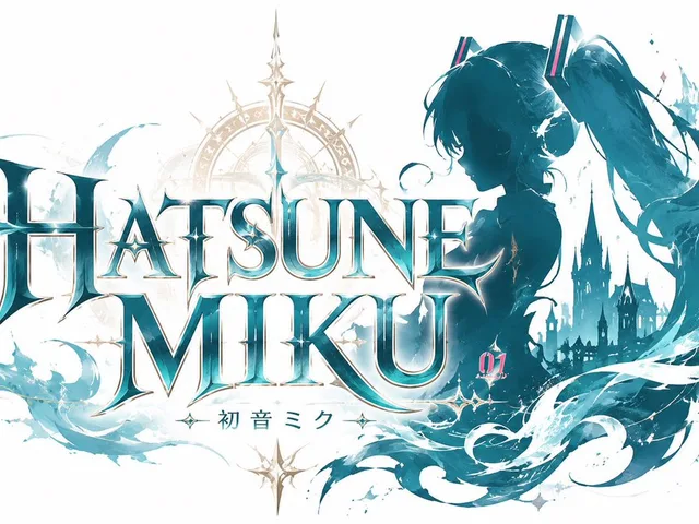 JRPG Hatsune Miku Fantasy Logo preview image 1