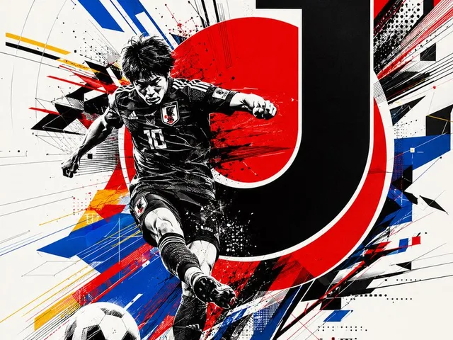 Dynamic J.League Soccer Poster preview image 1