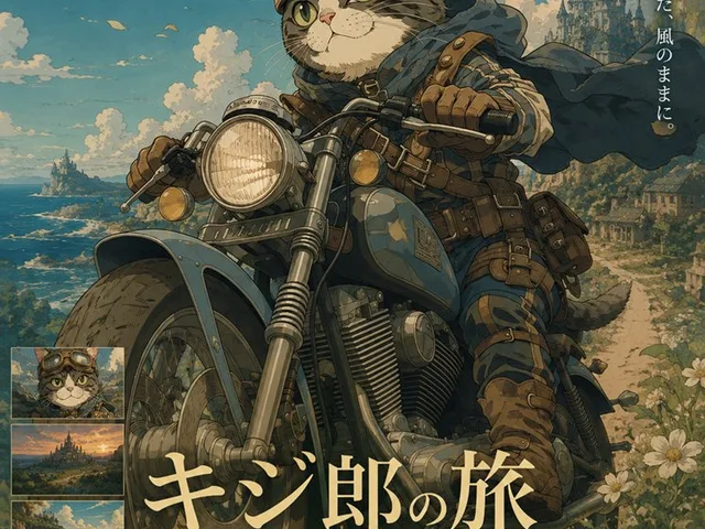 Kijiro Cat Rider Movie Poster preview image 1