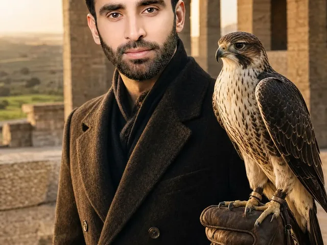 Cinematic Falconer Portrait preview image 1