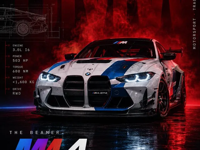BMW M4 GT4 Motorsport Poster preview image 1