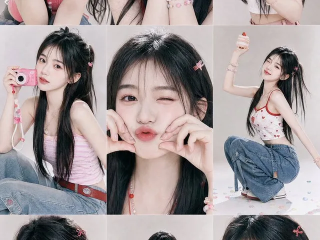Y2K Korean Girl Collage Editorial preview image 1
