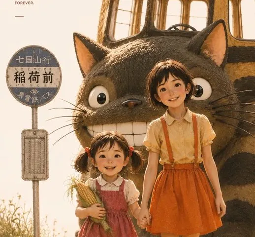 Satsuki My Neighbor Totoro Anime Portrait preview image 1
