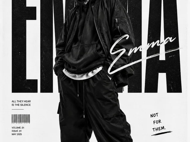 Monochrome Streetwear Editorial Poster preview image 1