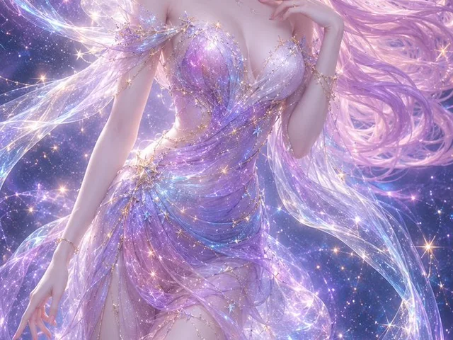 3D CG Ethereal Starry Fairy preview image 1