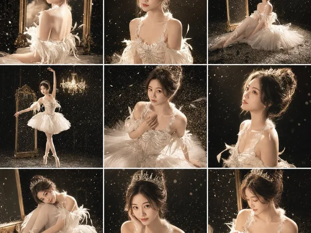 Luxury Studio Ballet Portrait Grid preview image 1
