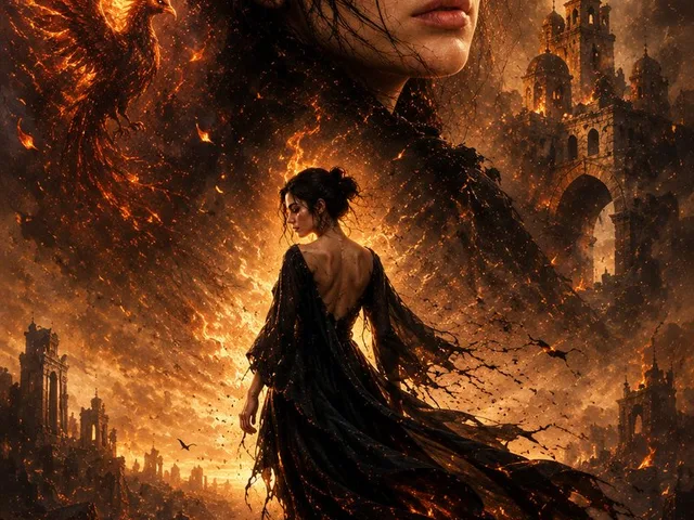 Cinematic Mira Poster Fire Rebirth preview image 1
