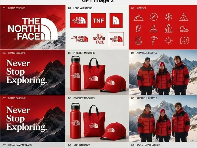 Outdoor Brand Kit Concept Board preview image 1