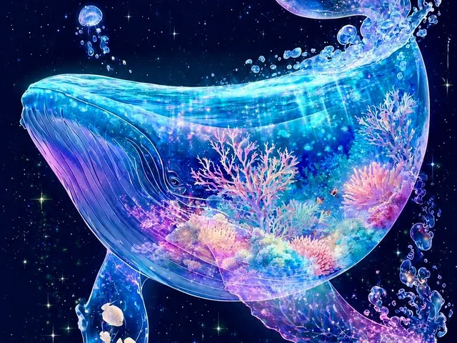 Cosmic Coral Whale preview image 1