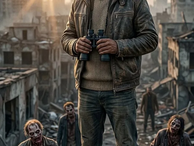 Lone Sentinel in Ruined City preview image 1