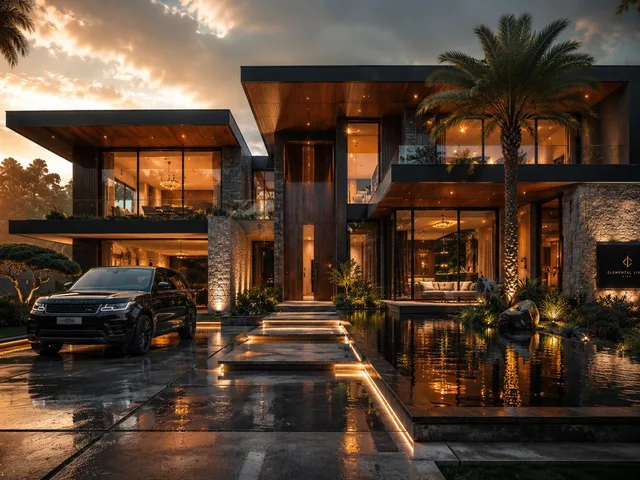Cinematic Architectural House Exterior preview image 1