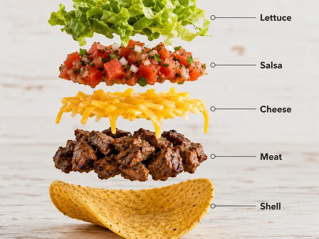 Exploded Food Infographic Composition preview image 1