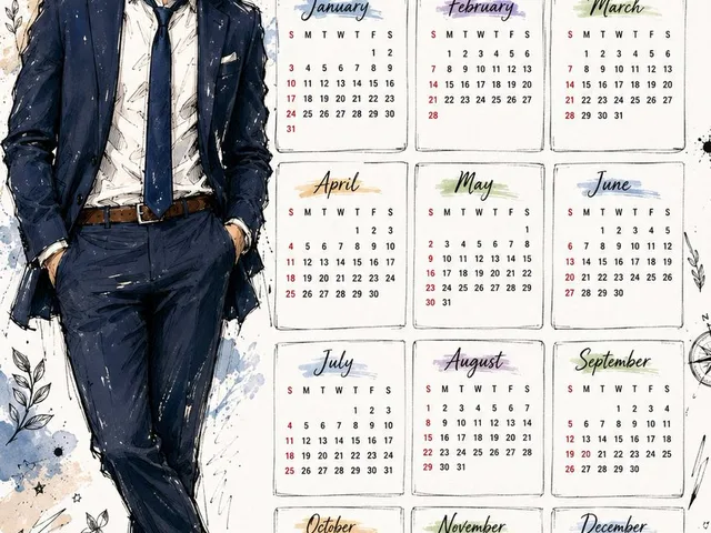 Hand Drawn Doodle Calendar Illustration preview image 1