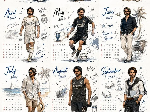 Korean Style Desktop Calendar 2027 preview image 1