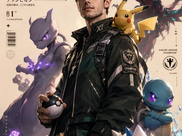 Cinematic Pokemon Champion Poster preview image 1