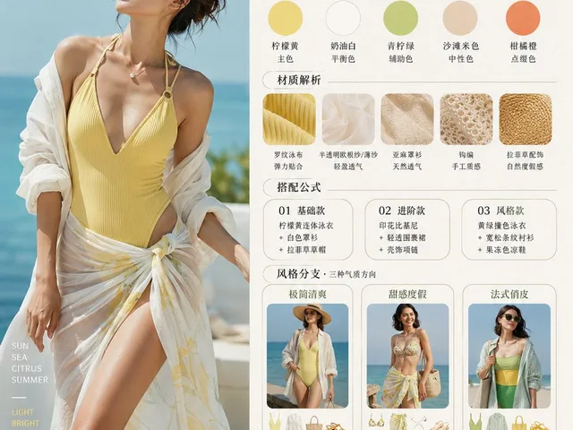 Lemon-Inspired Swimwear Fashion Proposal preview image 1