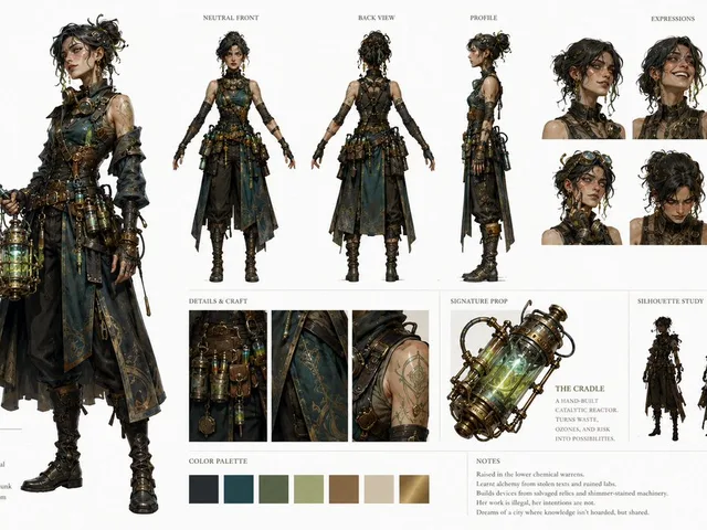 Character Identity Board Template preview image 1