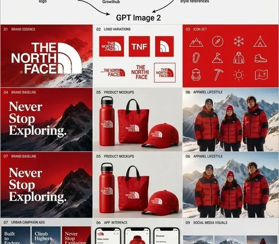 Outdoor Brand Kit Presentation Board preview image 1