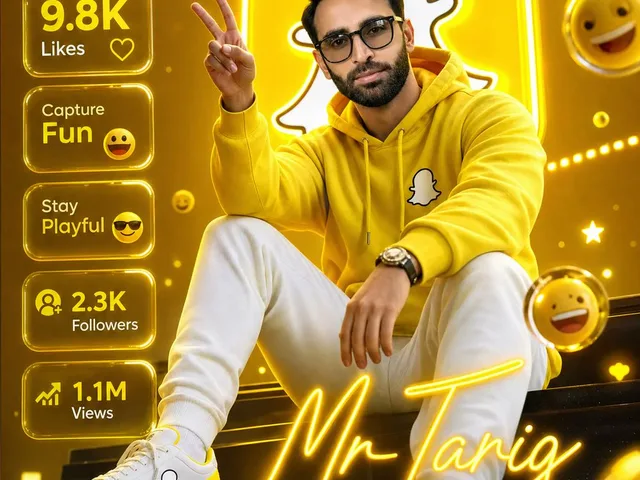 Golden Snapchat Creator Poster preview image 1