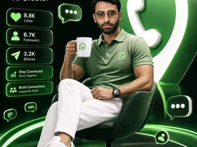 Neon WhatsApp AI Creator Poster preview image 1