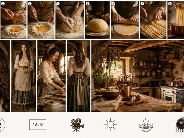 Rustic Pasta Tutorial Reference Sheet preview image 1
