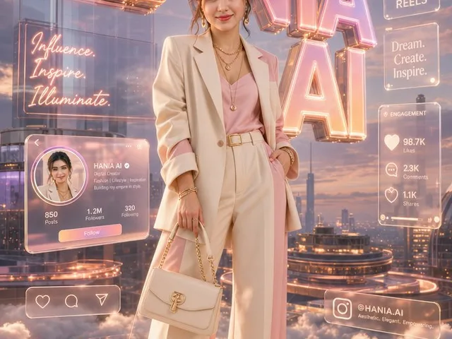 Holographic Fashion Brand Poster preview image 1