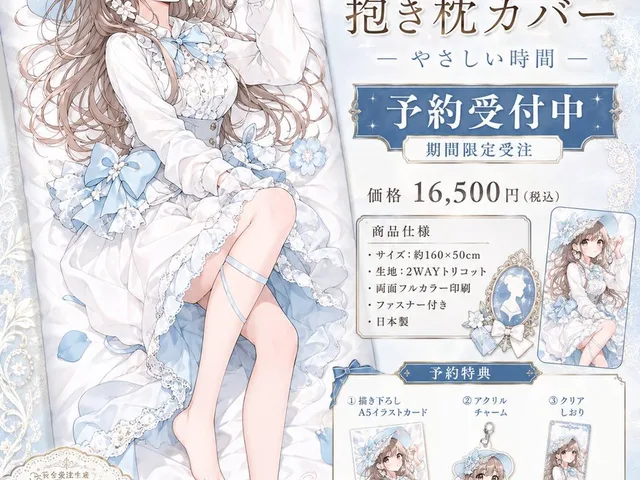 Anime Dakimakura Preorder Poster preview image 1