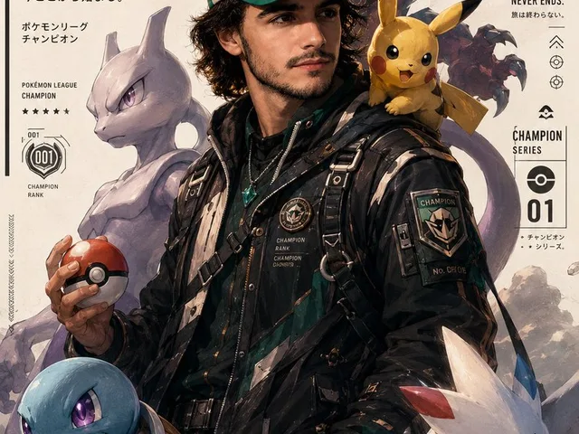 Cinematic Pokémon trainer poster preview image 1