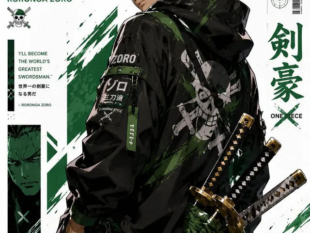 Stylized Anime Streetwear Poster preview image 1