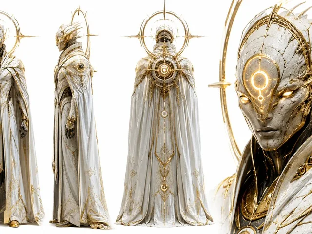 Sci-Fi Celestial Voyager Character Sheet preview image 1