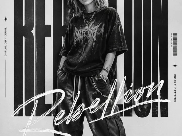 Monochrome Rebellion Streetwear Poster preview image 1