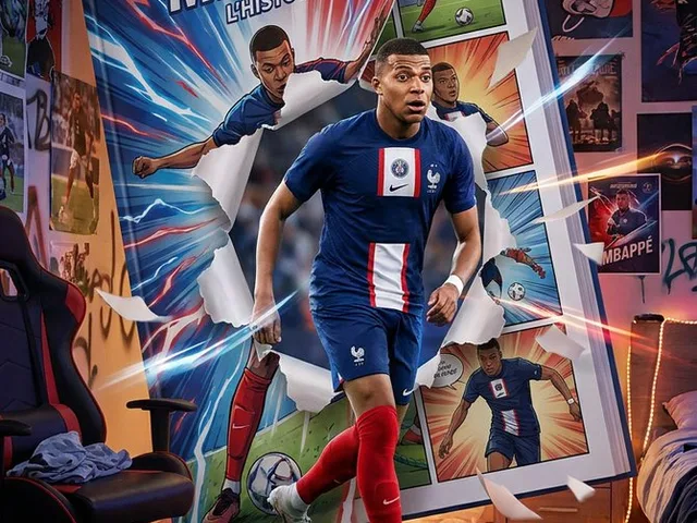Mbappé Comic Book Bedroom Portal preview image 1