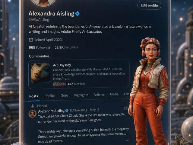 Tiny 3D Avatar in Front of X Profile preview image 1